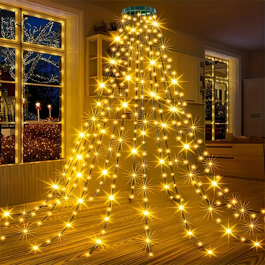 Christmas Lights With 8 Light Modes And Memory Function