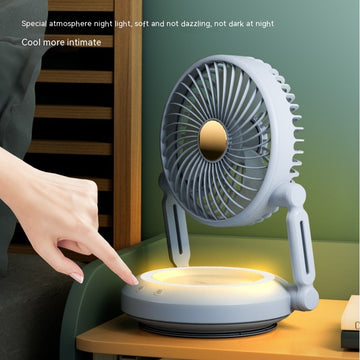 Telescopic Folding Desktop Fan