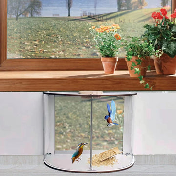 Indoor Window Bird Feeder